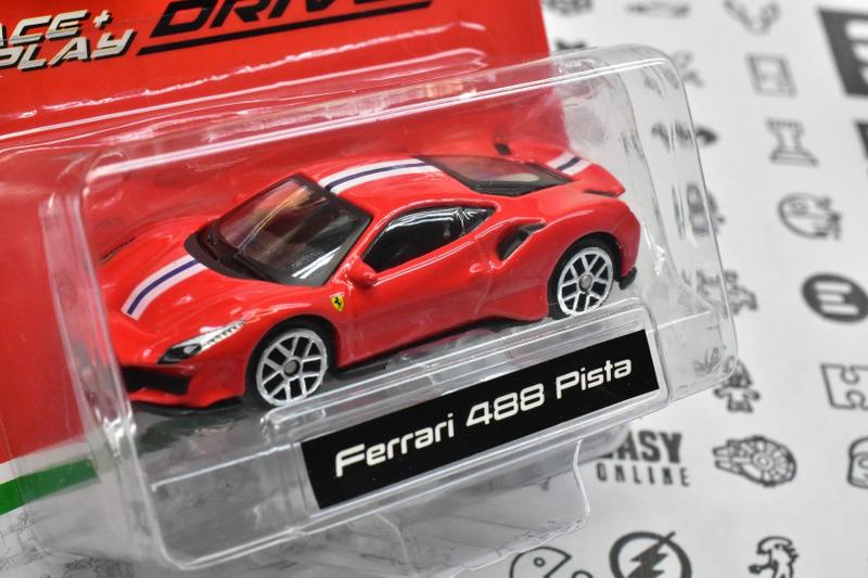1/64 bburago - race & play - ferrari 488 pista - Miniaturas de
